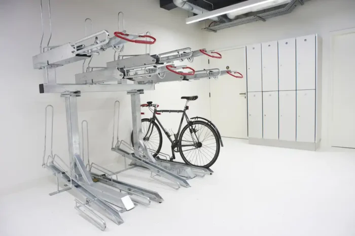 End of trip facilities in modern office premises in Australia.