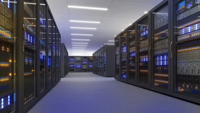 inside a data centre
